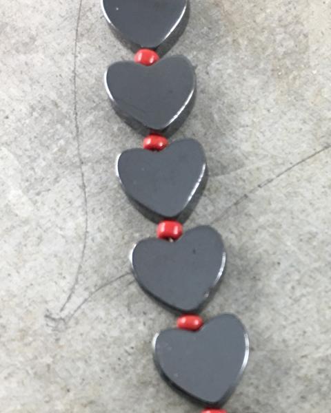 Hematite Heart Bracelet picture