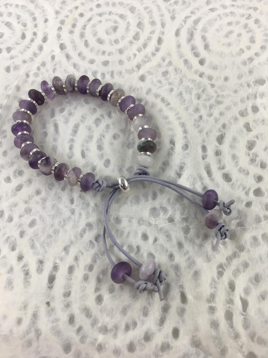 Amethyst Bracelet_Adjustable picture