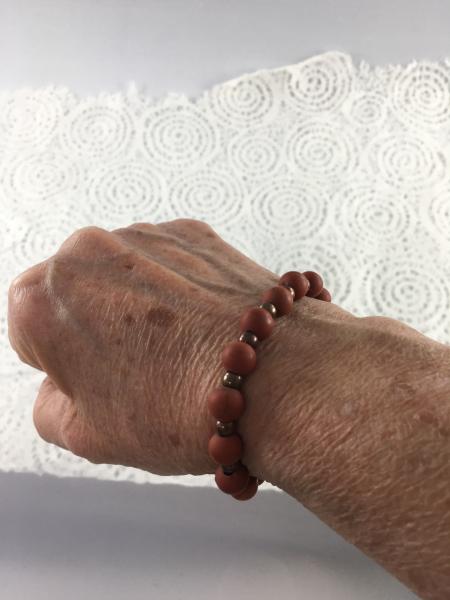Red Jasper Bracelet_Adjustable picture