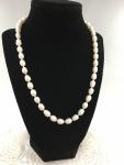 Barrel Pearl Necklace