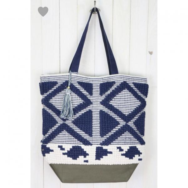 Navy tote