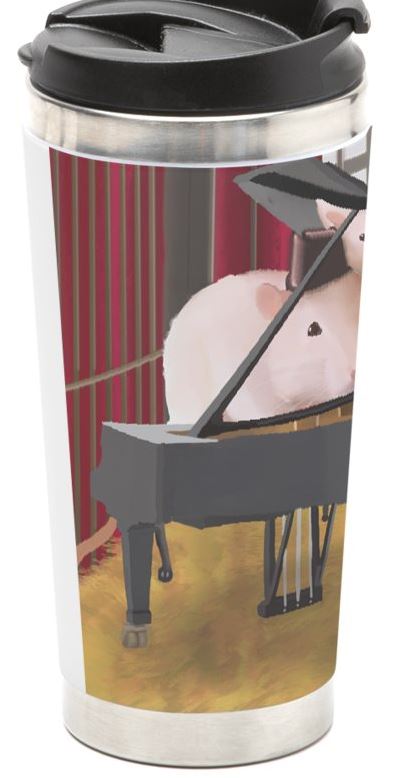 Travel Mug - Piano Rat picture