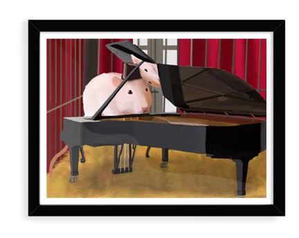Art Print - The Piano Rat picture