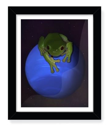 Art Print - Neptunian Tree Frog picture