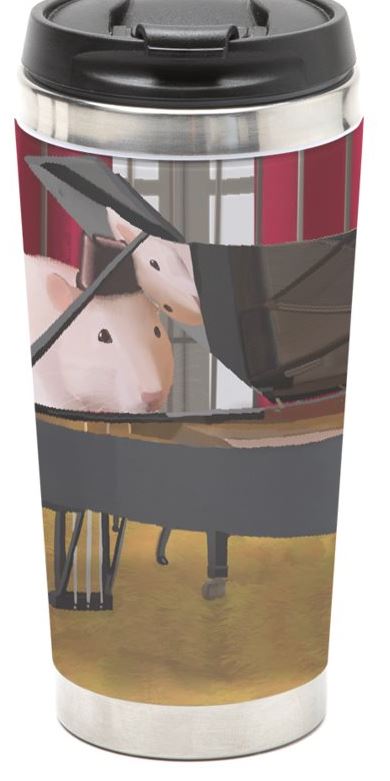 Travel Mug - Piano Rat picture