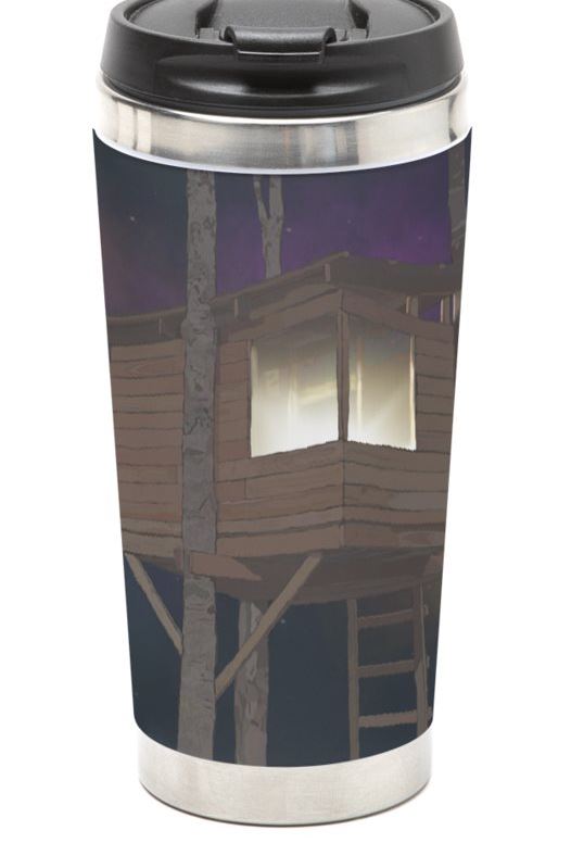 Travel Mug - Treehouse Under the Stars picture