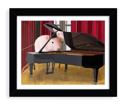 Art Print - The Piano Rat