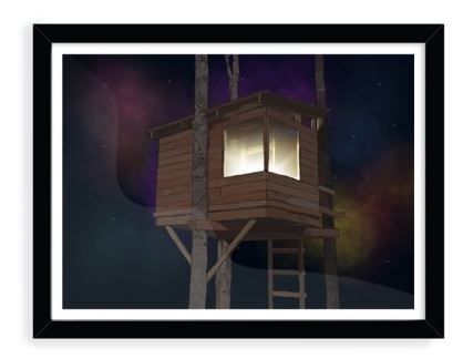 Art Print - Treehouse Under the Stars picture
