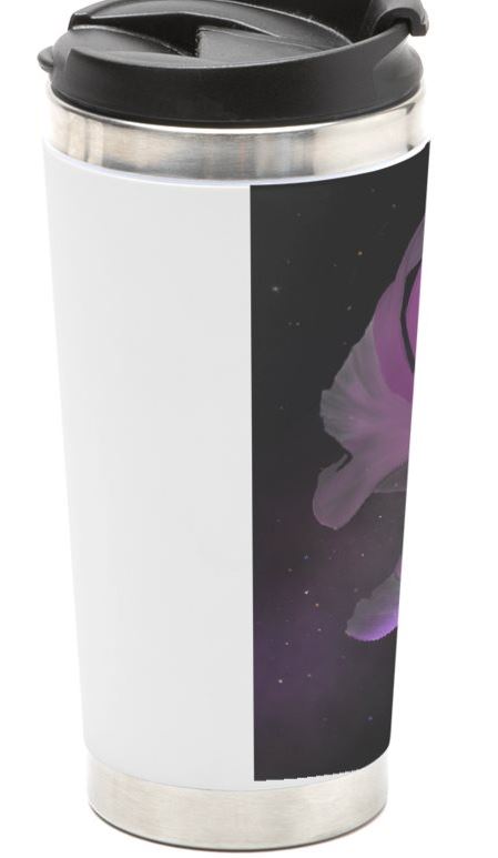 Travel Mug - Cosmic Brain Fish picture