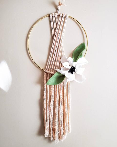 Macrame wall decor picture
