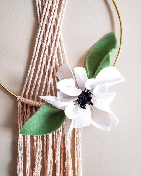 Macrame wall decor picture