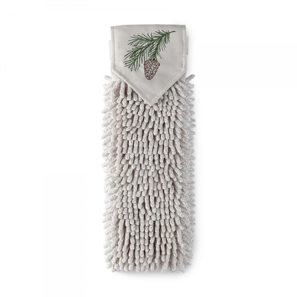 Pinecone Chenille Hand Towel picture