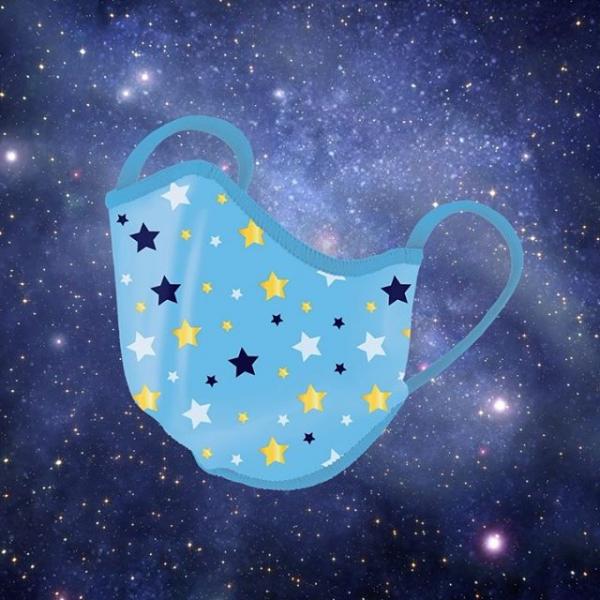 Reuseable Kids Face Mask - Stars picture