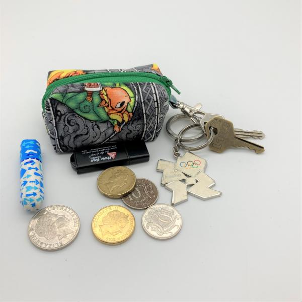 Computer and Arcade Game boxy keychain pouches picture