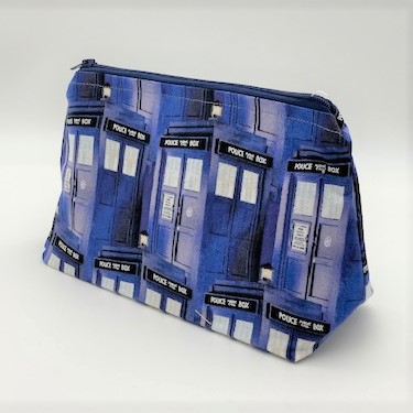 Doctor Who Wide Bottomed Zipper Pouches Large picture