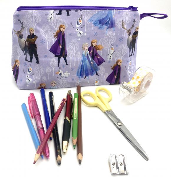 Disney Themed Wide Bottomed Zipper Pouch Large picture