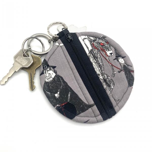 Spooky Halloween Horror Round  Keychain pouches picture