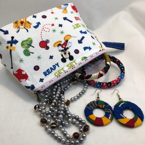 Disney Themed Wide Bottomed Zipper Pouches Medium picture