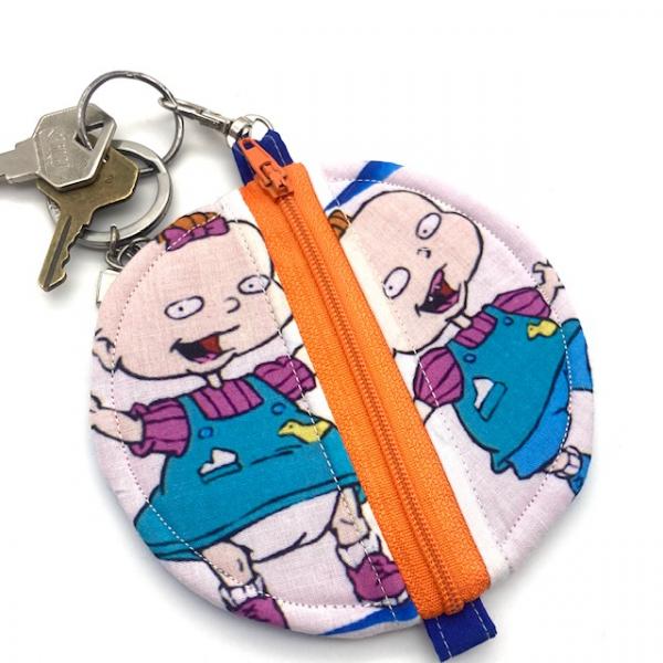 Retro and Childhood Round Key Chain Pouches picture