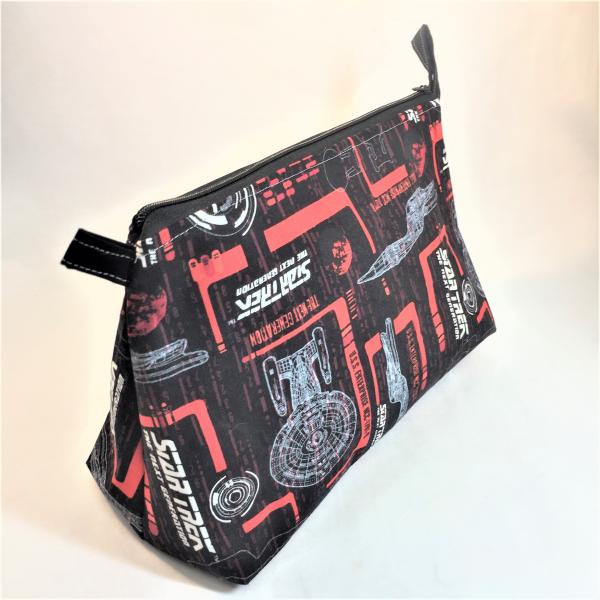 Star Trek Wide Bottomed Zipper Pouches Small