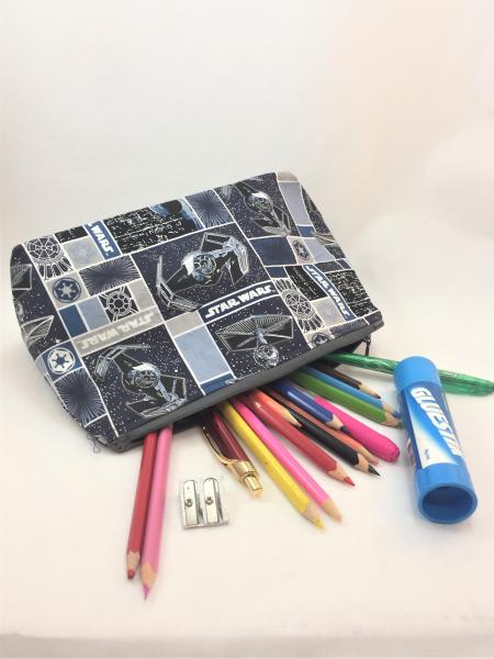 Star Wars Wide Bottomed Zipper Pouch Large picture