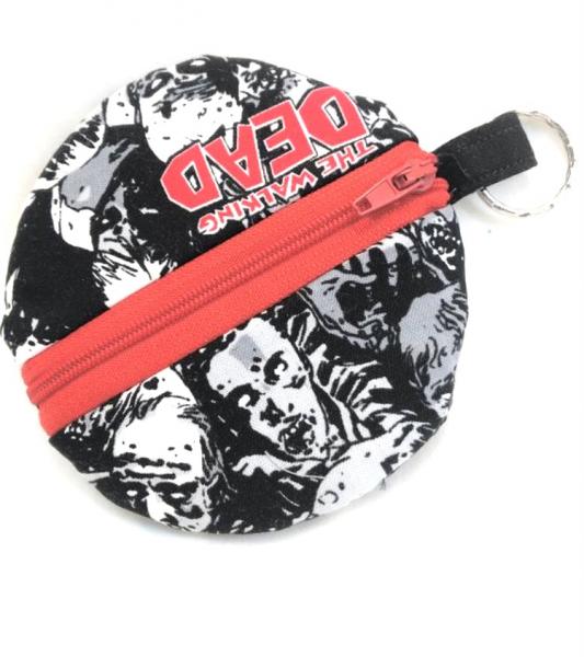 Spooky Halloween Horror Round  Keychain pouches picture
