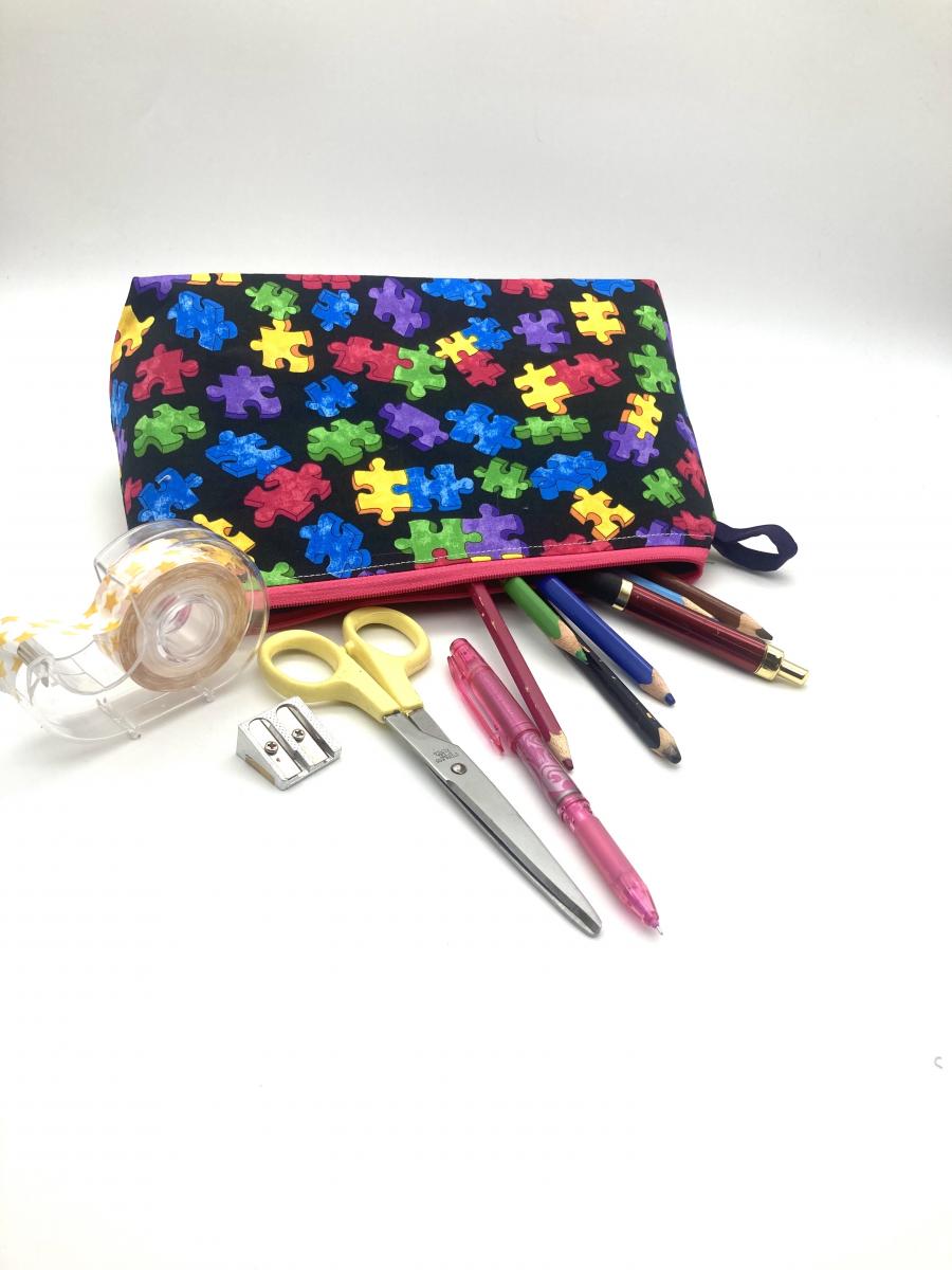 Computer Arcade and tabletop Games Wide Bottomed Zipper Pouches Large picture