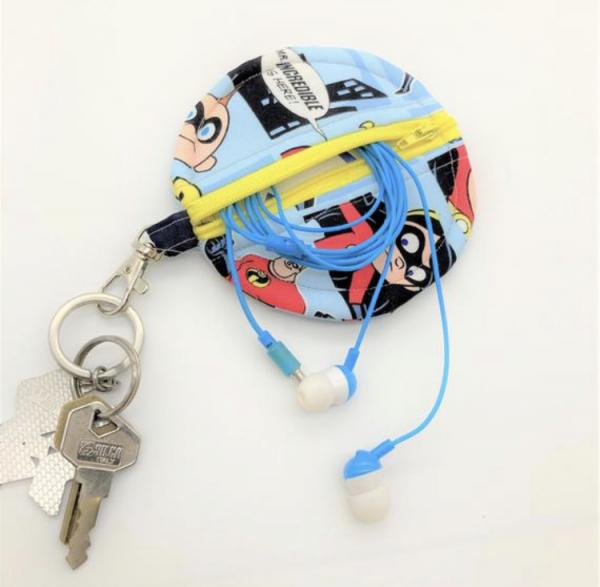 Cartoon Movie and TV Round  Key Chain Pouch picture