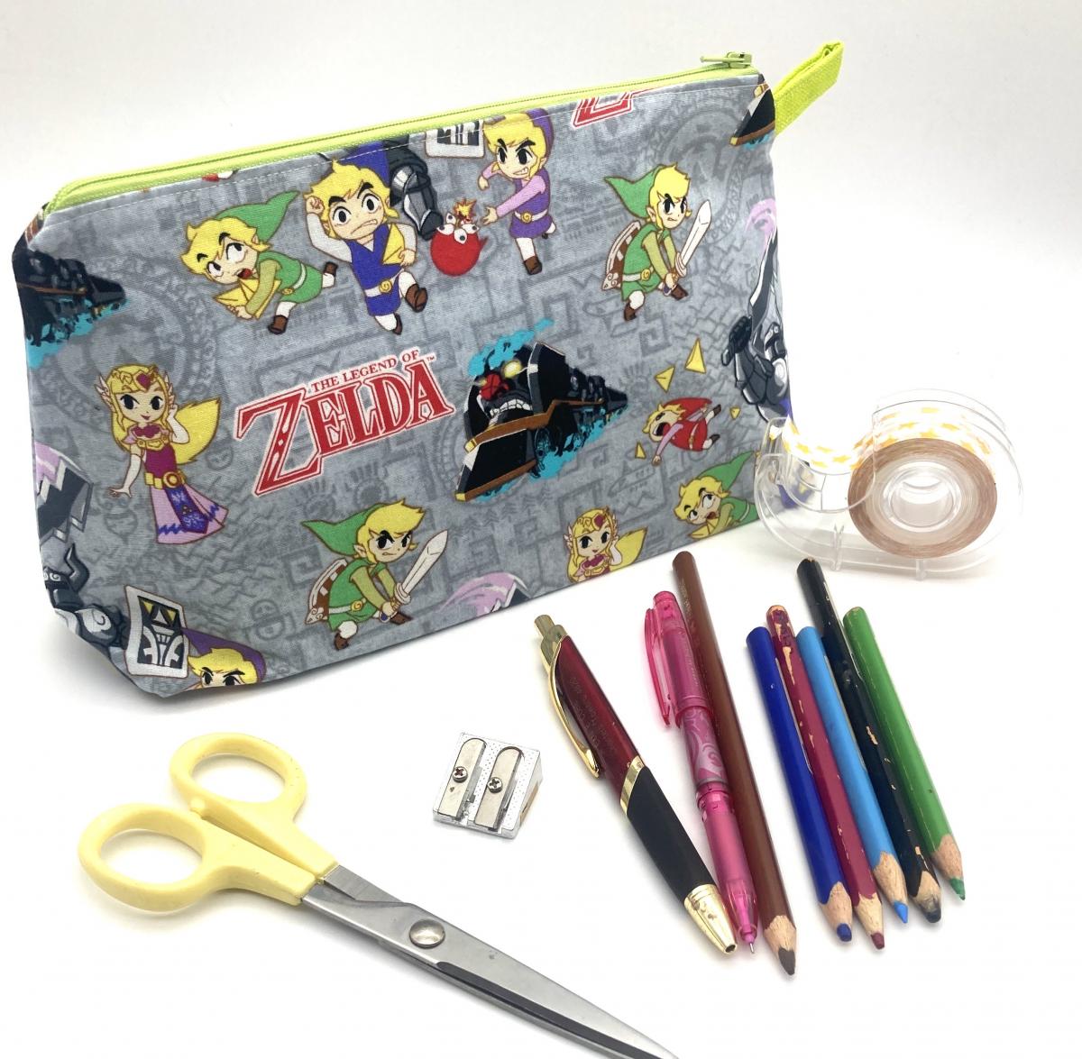 Computer Arcade and tabletop Games Wide Bottomed Zipper Pouches Large picture