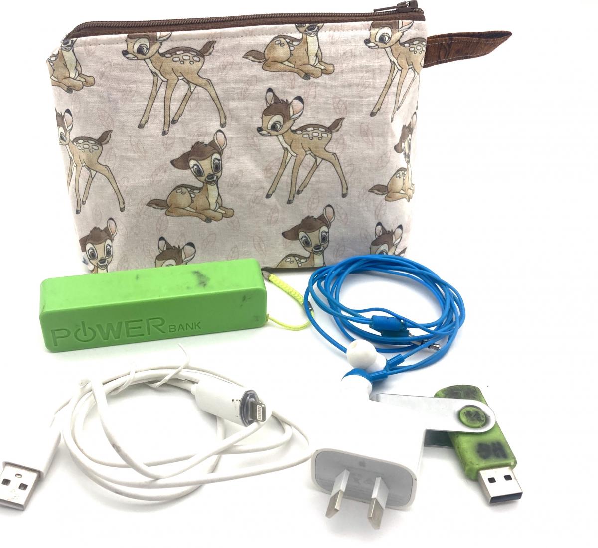 Disney Themed Wide Bottomed Zipper Pouch Small picture