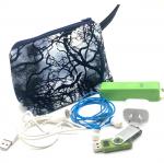 Spooky Halloween Horror Zipper Pouches Small