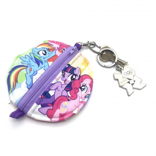 Retro and Childhood Round Key Chain Pouches picture