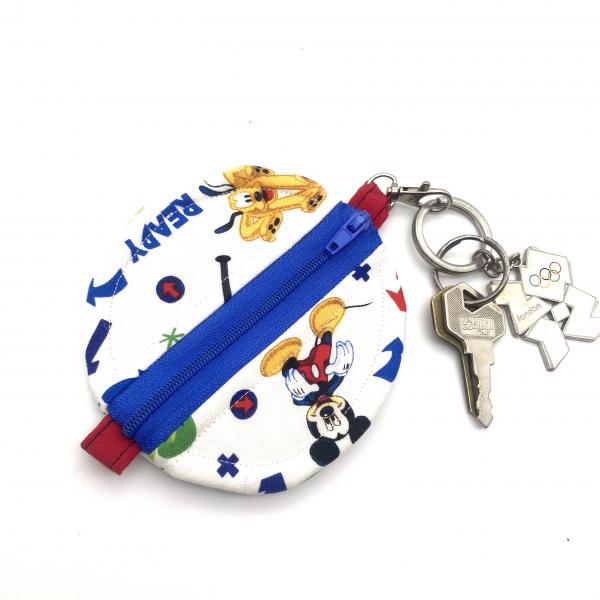 Disney Themed Round Key Chain Pouches, picture