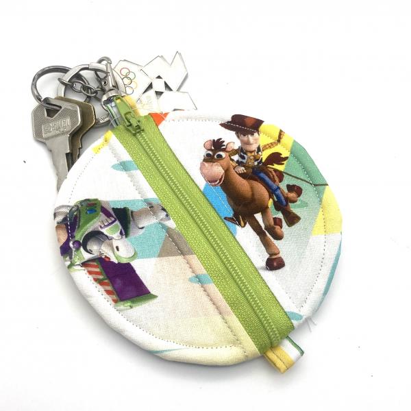 Disney Themed Round Key Chain Pouches, picture