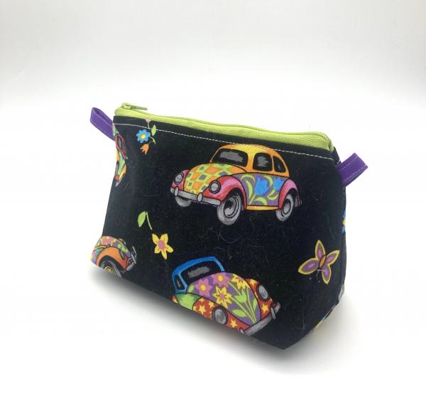 Retro and Childhood Wide Bottomed Zipper Pouches Small picture