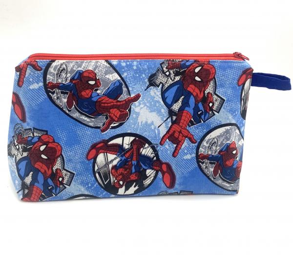 Marvel Universe Wide Bottomed  Zipper Pouches Large