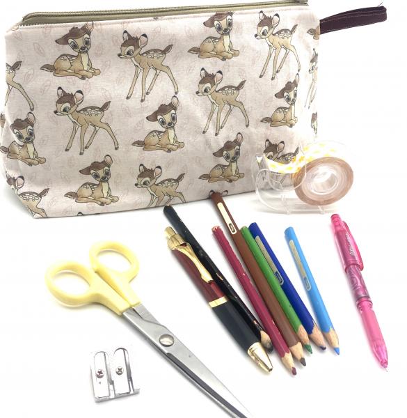 Disney Themed Wide Bottomed Zipper Pouch Large picture
