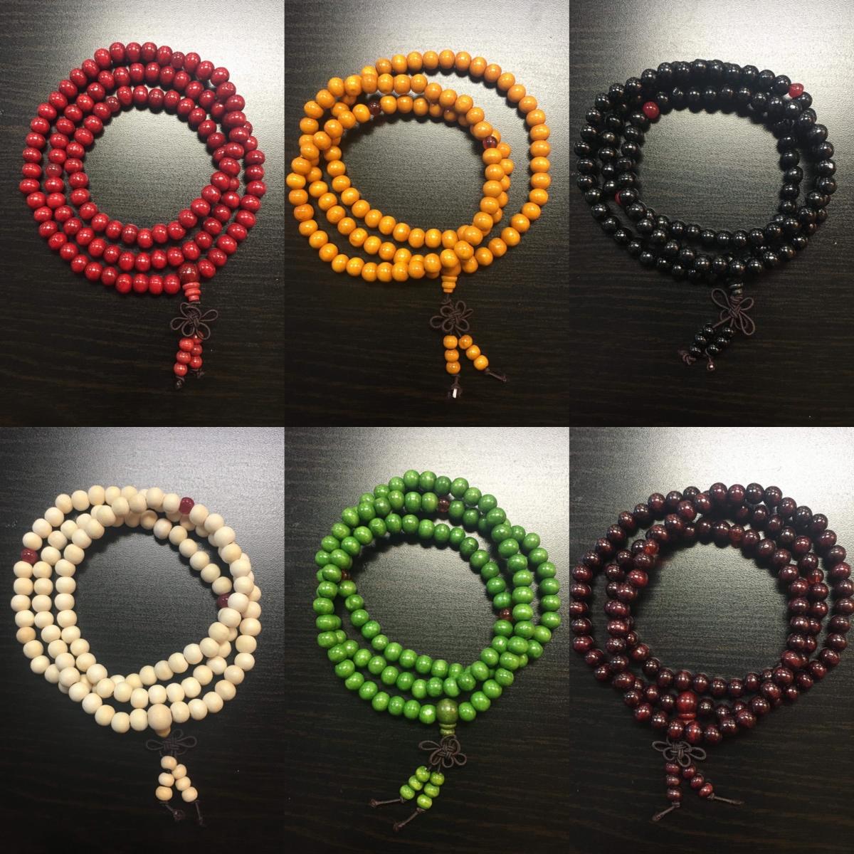 Wooden Mala Necklace/Wrap Bracelet picture