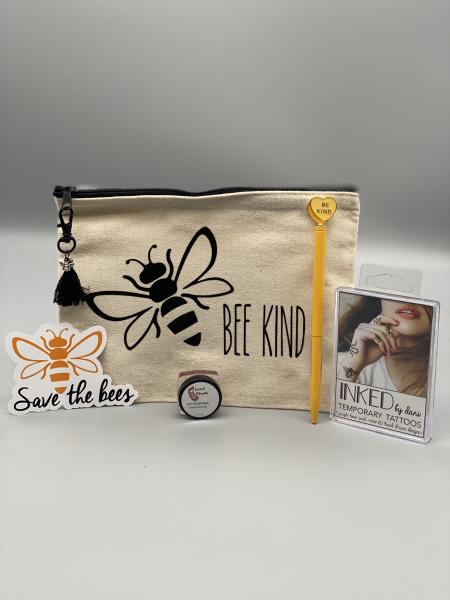 Bee Kind - Makeup Bag Gift Set