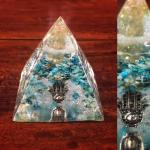 Small Hamsa Orgonite Pyramid