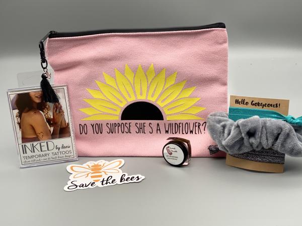 Sunflower - Makeup Bag Gift Set