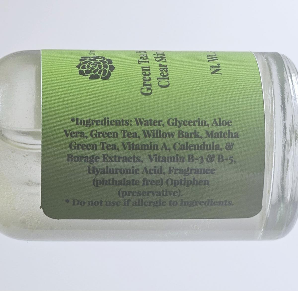 Green Tea Willow Bark Clear Skin Face Serum - Acne Prone picture