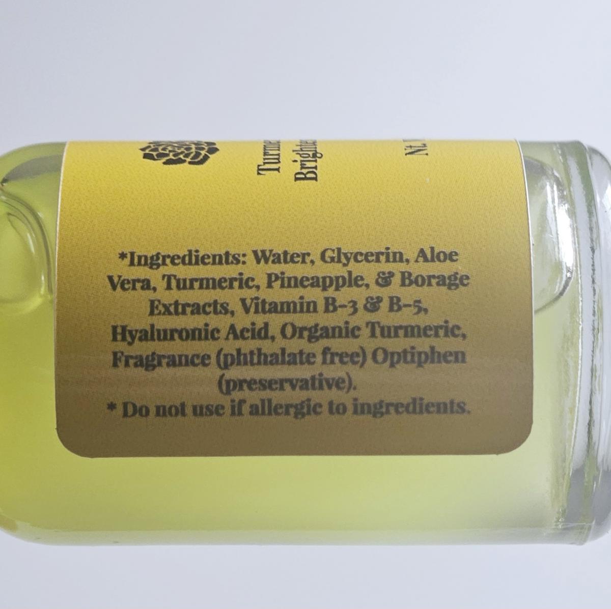 Turmeric  Pineapple Brightening Face Serum- Dark Spots picture