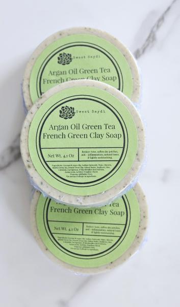 Argan Oil Green Tea Face Cleansing Bar- Acne Prone