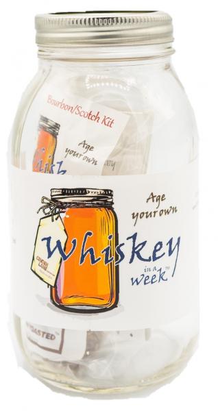 Whiskey in a Week Quart Kit in a Mason Jar