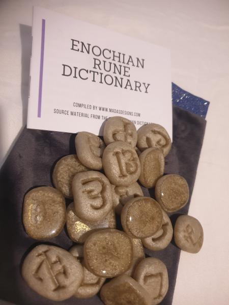 Enochian Rune Set - Gold picture