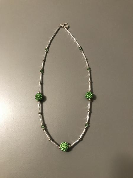 Green Disco Necklace