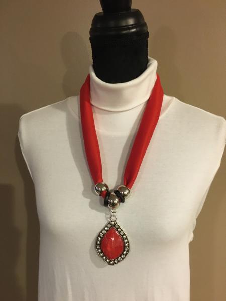 Red Stretch Necklace