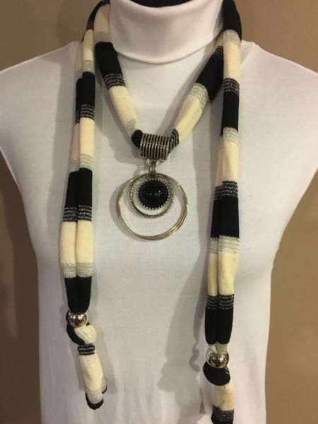 Shimmery stripe Scarf