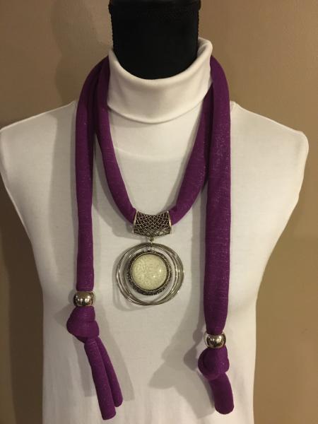 Shimmery Purple Scarf